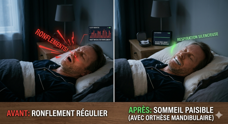 Réduisez les ronflements grâce à une orthèse d’avancée mandibulaire à Marseille