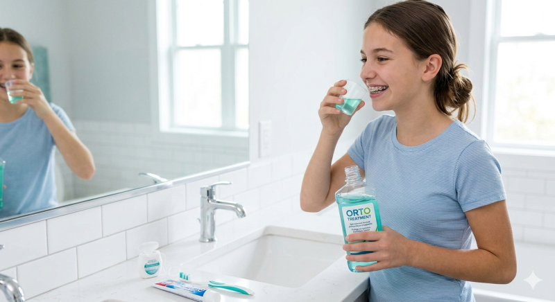 Faut-il utiliser un bain de bouche pendant un traitement orthodontique à Marseille ?